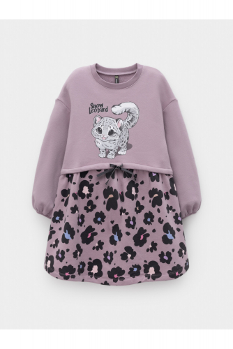 Crockid Платье КР 5953 сиреневый 3304 к619 Crockid