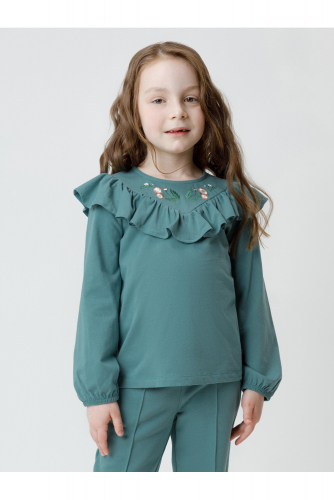 Crockid Блузка КР 302818 бирюзовый тон к629 Crockid