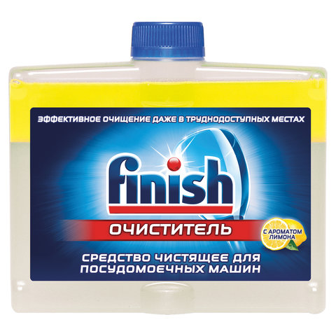 Очиститель для посудомоечных машин 250 мл FINISH, с ароматом лимона, 3077805 605757