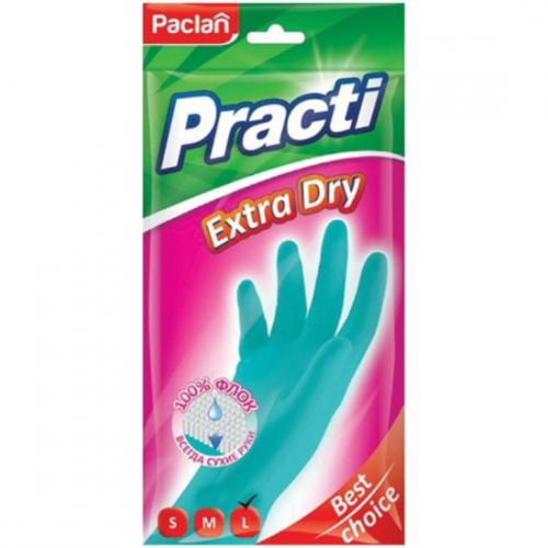Перчатки резиновые хозяйственные Paclan 