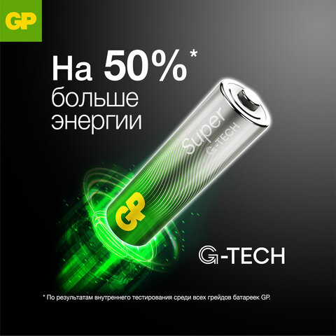 Батарейка GP (Джи-Пи) Alkaline 9V (6LR61, 1604A), в блистере, 9В, 1604A-BC1 450625