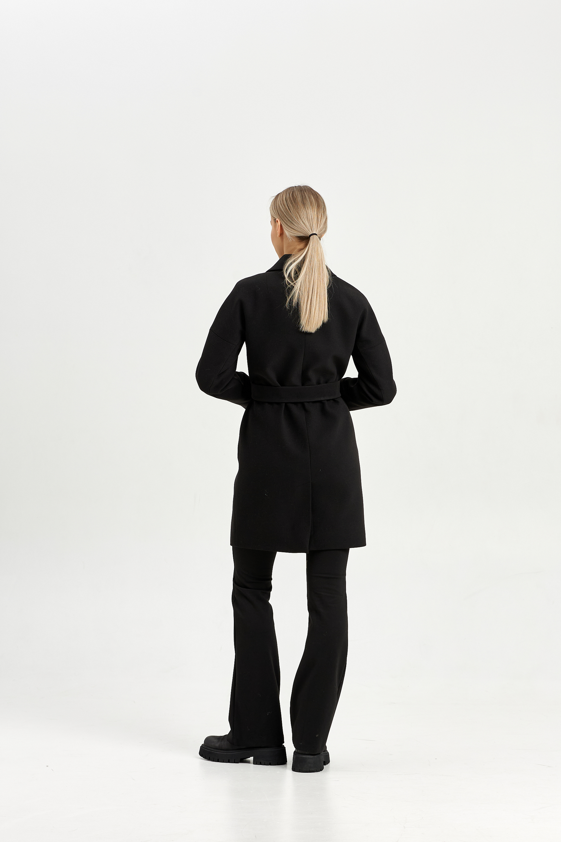 Пальто женское демисезонное 22970 (черный)