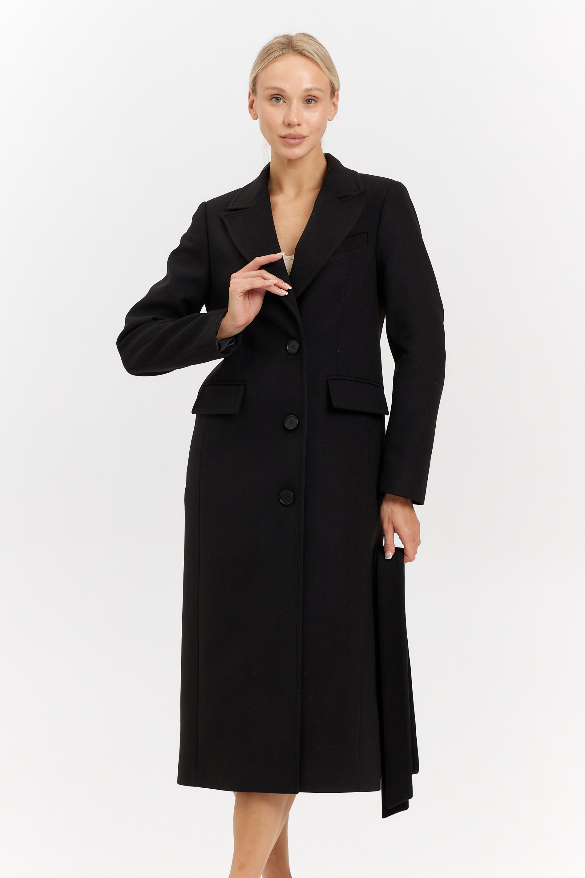 Пальто женское демисезонное 27210 (черный)