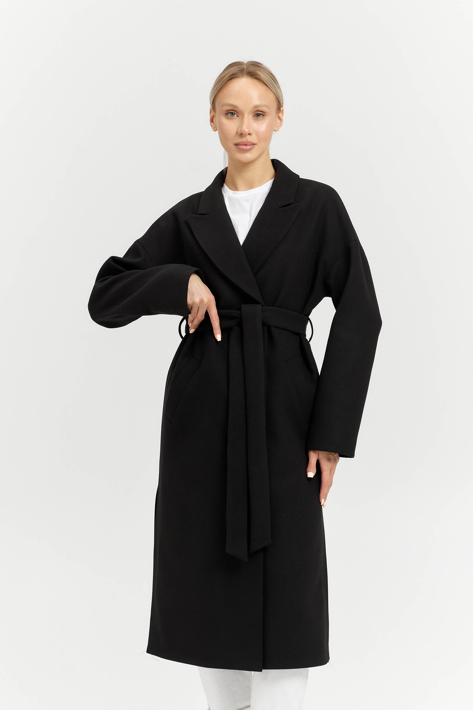 Пальто женское демисезонное 26820 (черный)