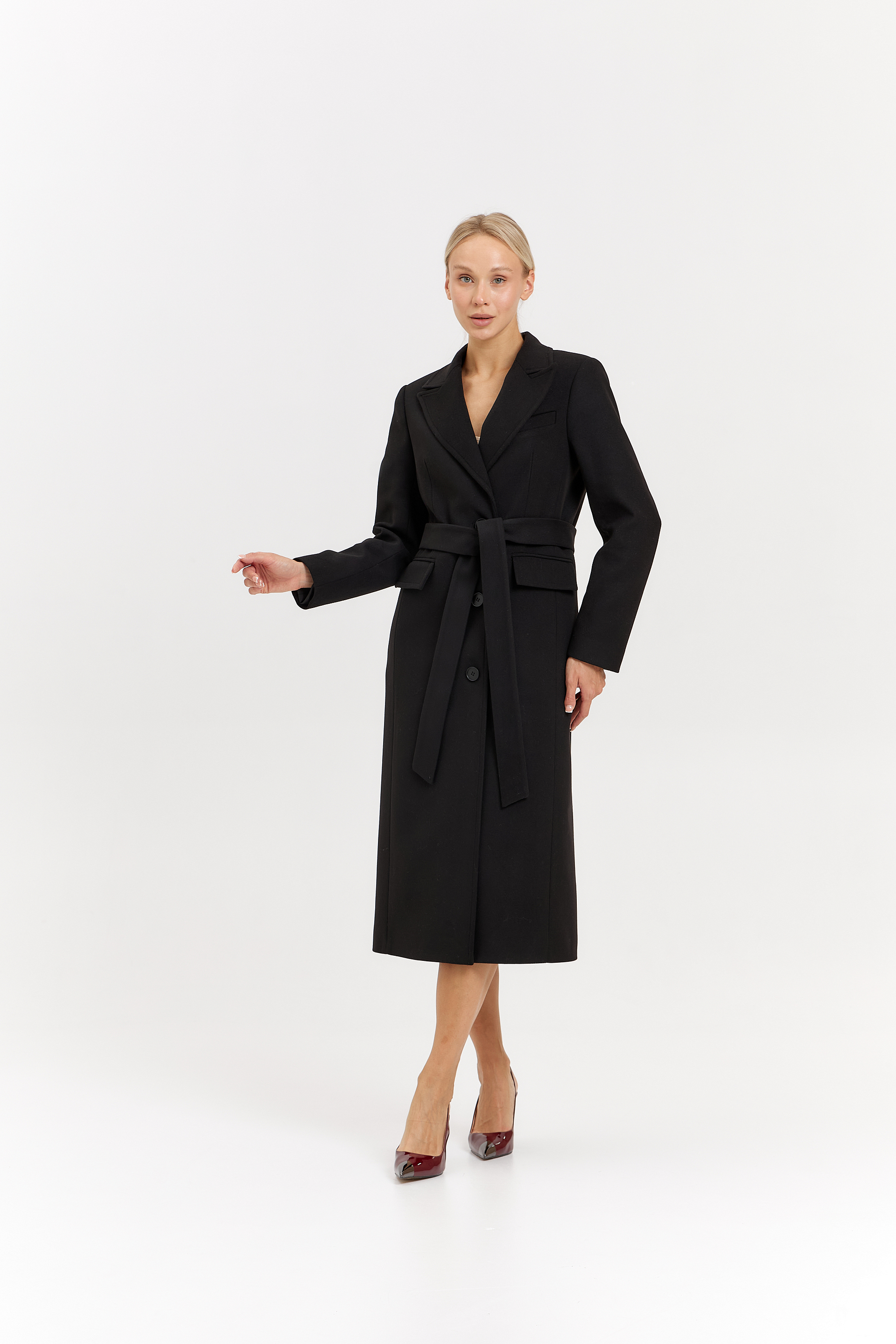 Пальто женское демисезонное 27210 (черный)