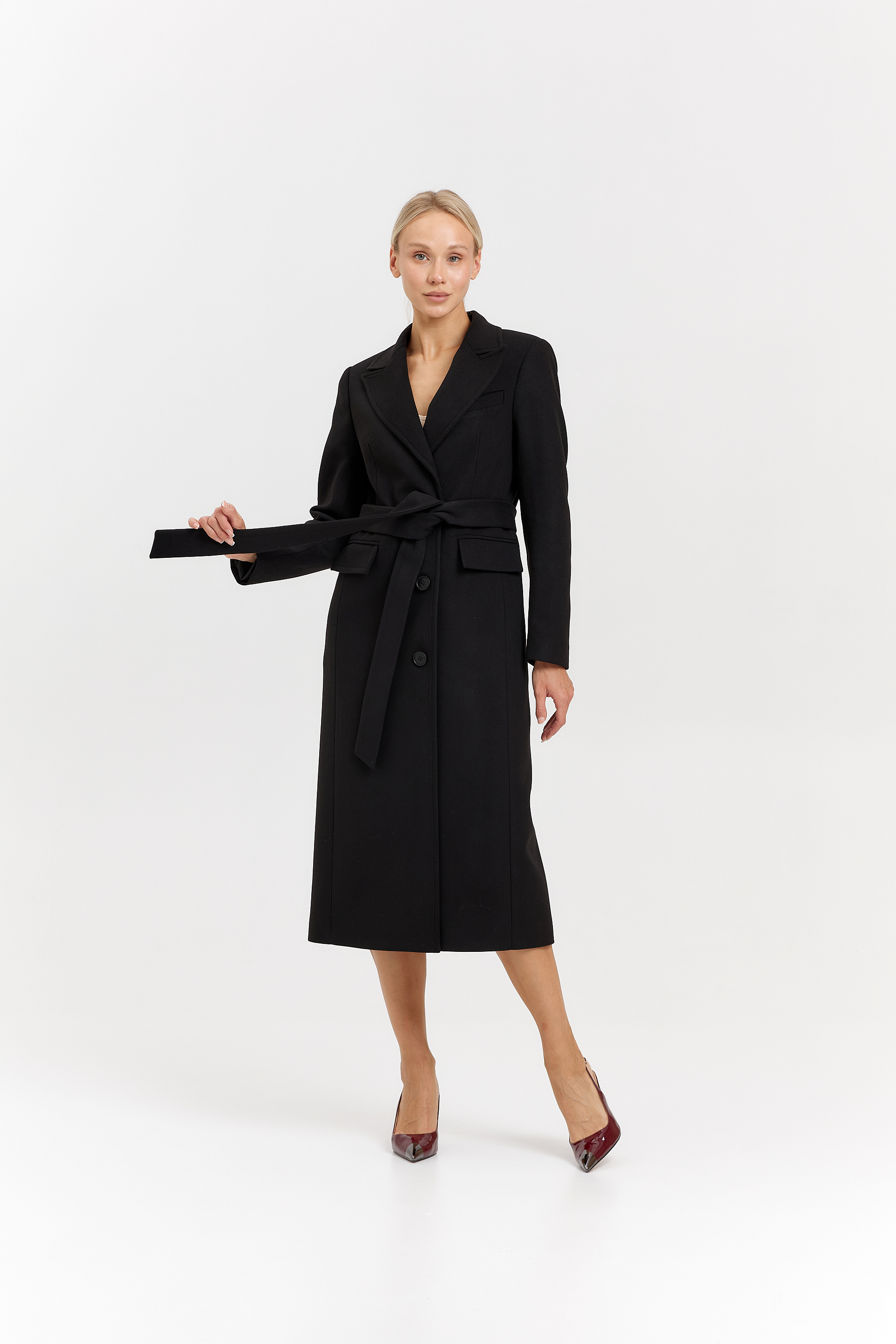 Пальто женское демисезонное 27210 (черный)