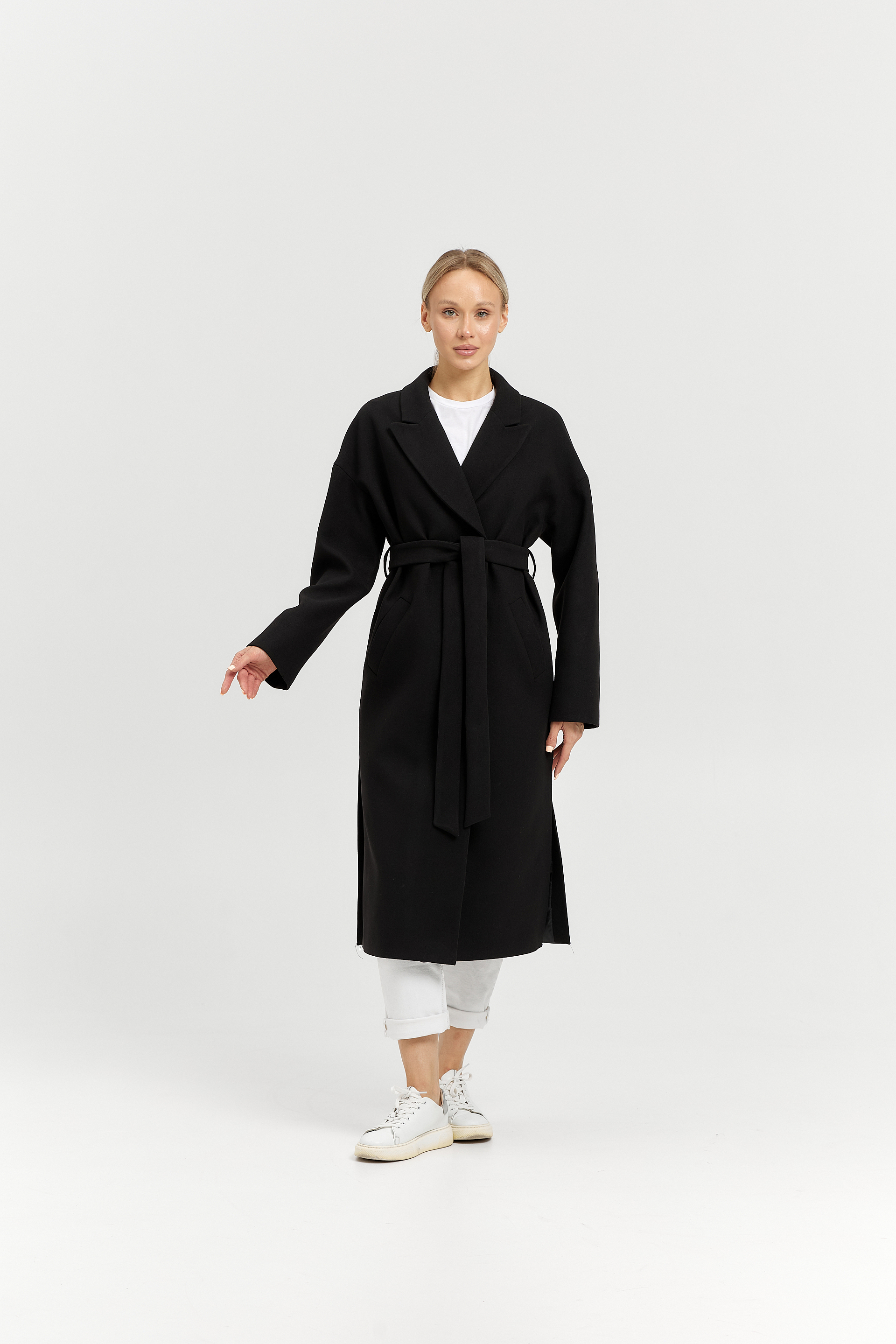 Пальто женское демисезонное 26820 (черный)