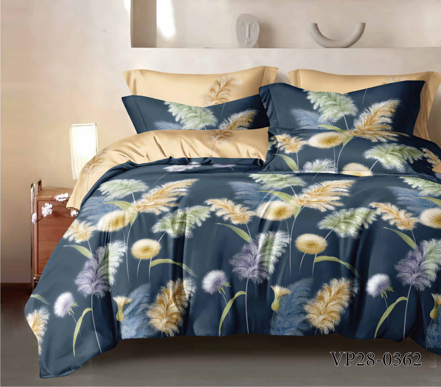 Постельное белье из поплина cтандарт ПВ28-1462