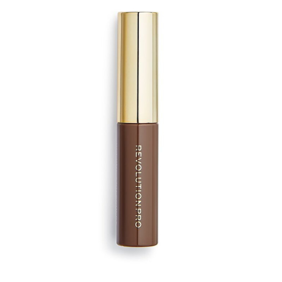 REVOLUTION гель для бровей Brow Volume and Sculpt Gel Гель для бровей фиксирующий, Тон Средне-коричневый, 6 мл. Тестер