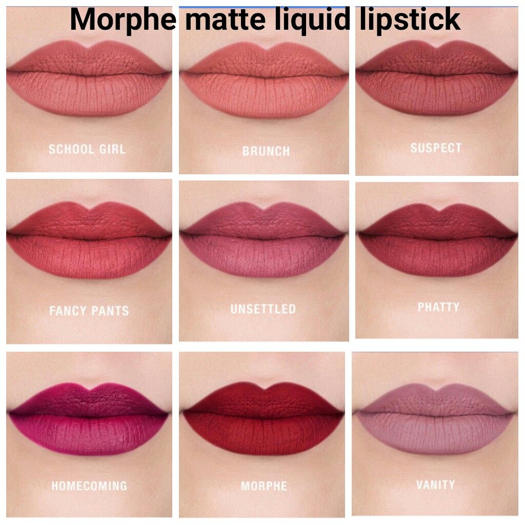 Morphe Matte Liquid Lipstick Жидкая матовая помада, Тон PHATTY, 4,5 мл.