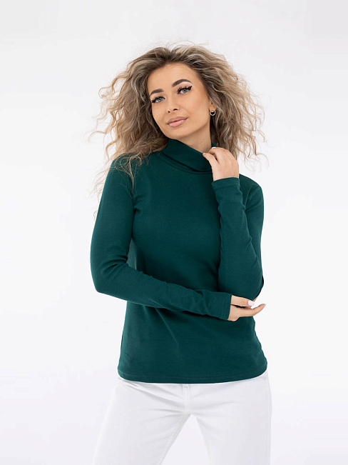 Женская водолазка мод.1461/13 / Изумрудный