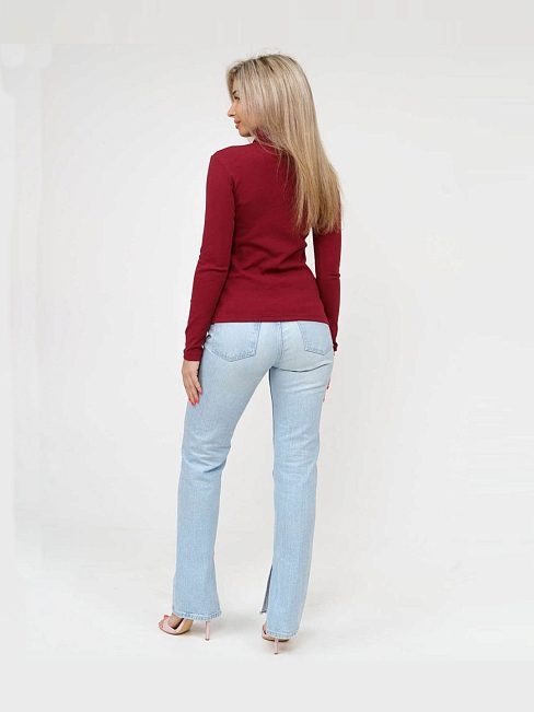 Женская водолазка мод.1461/8 / Бордо