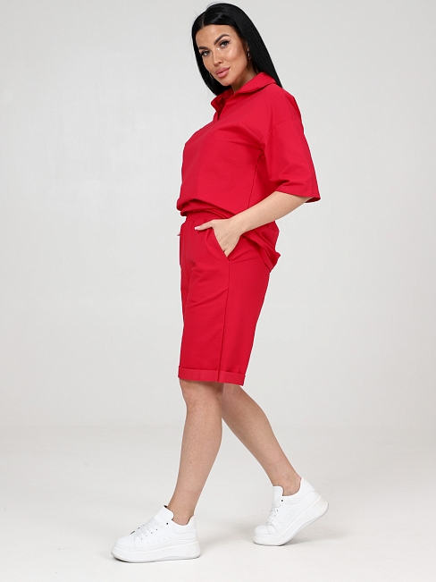 Женский костюм М- 337 / малиновый