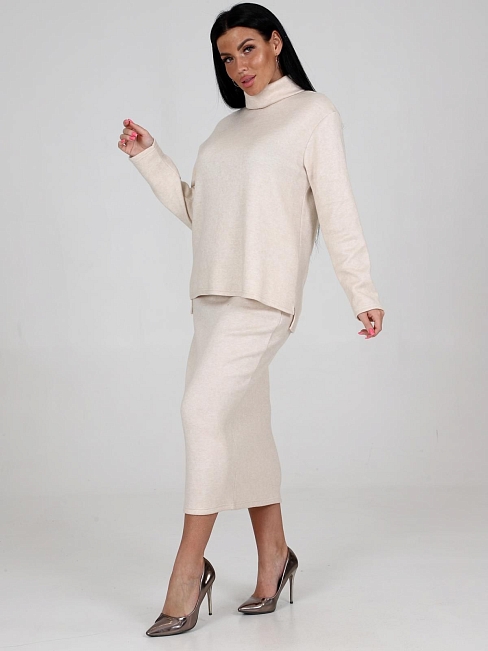 Водолазка женская Вилора / бежевый