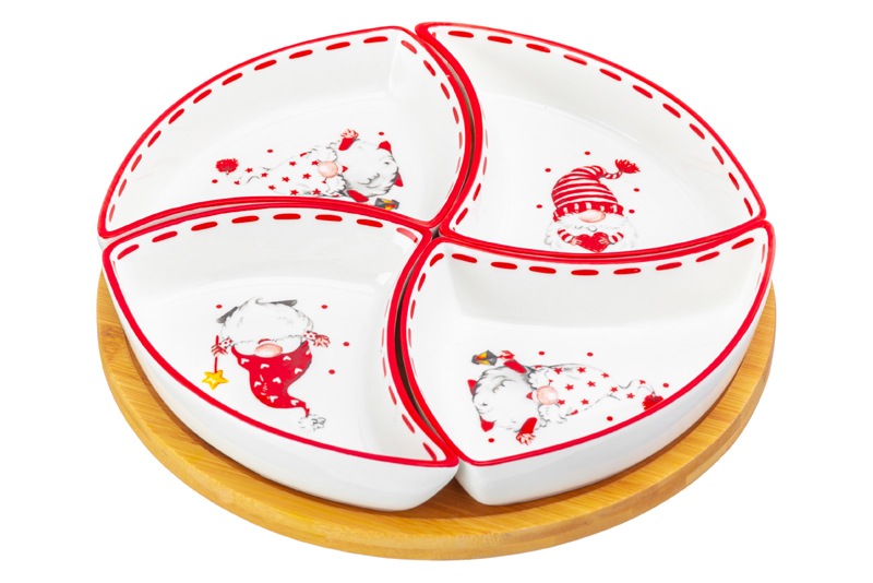 Менажница 25*25*6 см