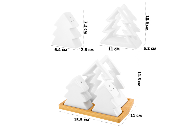 Набор д/специй 3 пр. 15,5*11*11,5