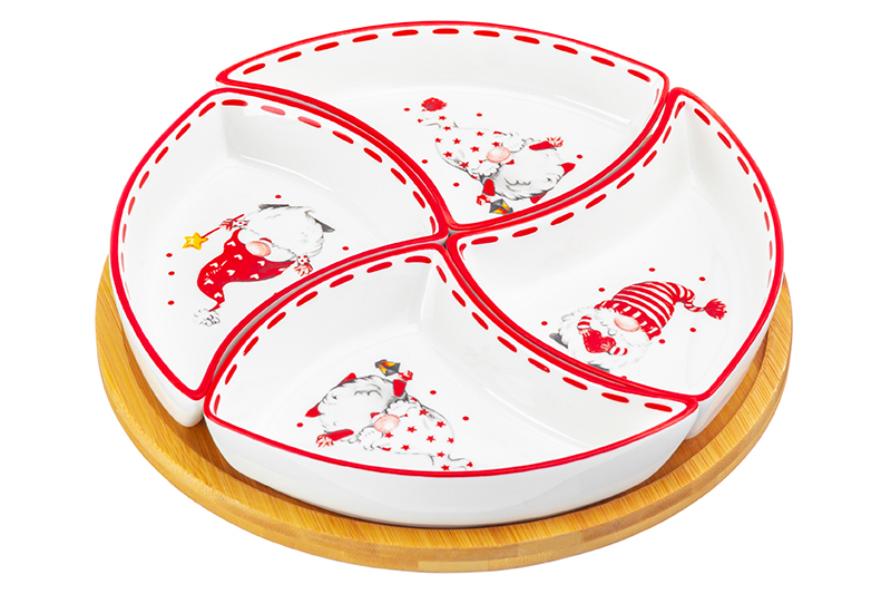 Менажница 25*25*6 см