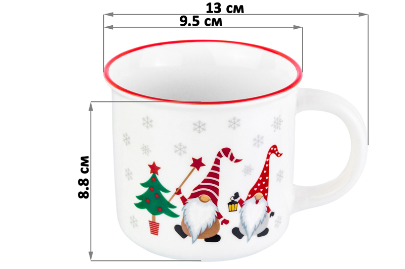 Кружка 400 мл 13*9,5*8,8 см