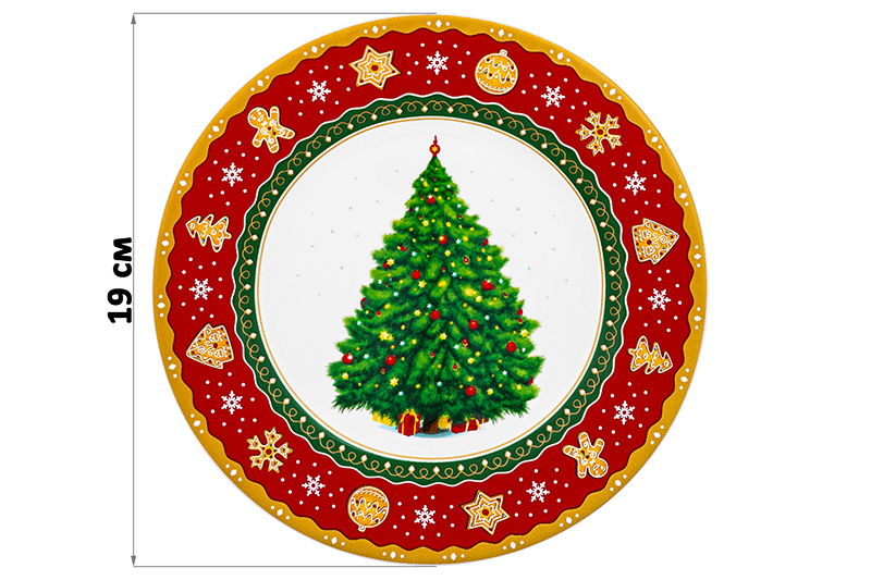 Набор тарелок для десертов 2 пр. 19*19*2 см