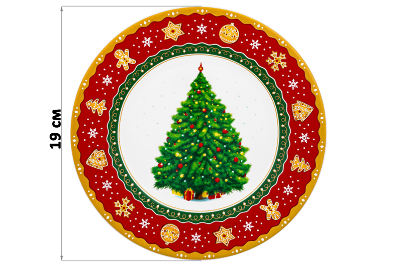 Набор тарелок для десертов 2 пр. 19*19*2 см