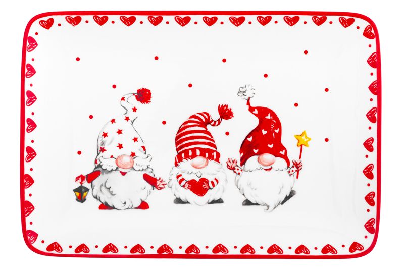 Блюдо прямоугольное 25,2*17,5*2,3 см