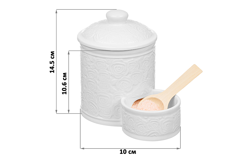 Банка д/соли 15,5*10*14,5 см 500 мл