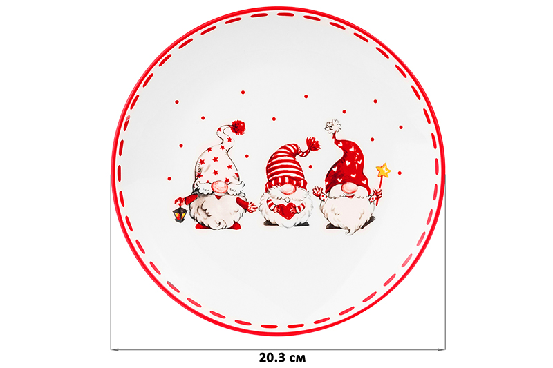 Тарелка 20,3*20,3*2,1 см