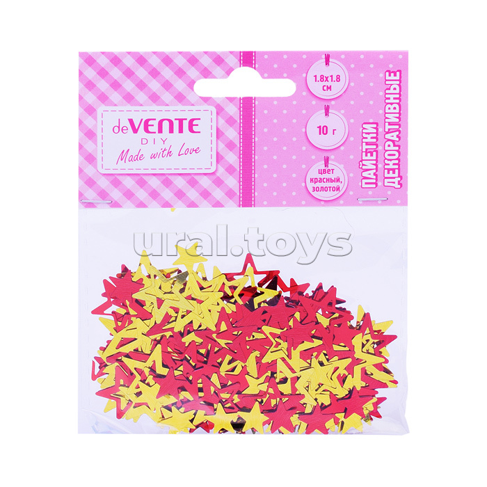 Пайетки декоративные фигурные