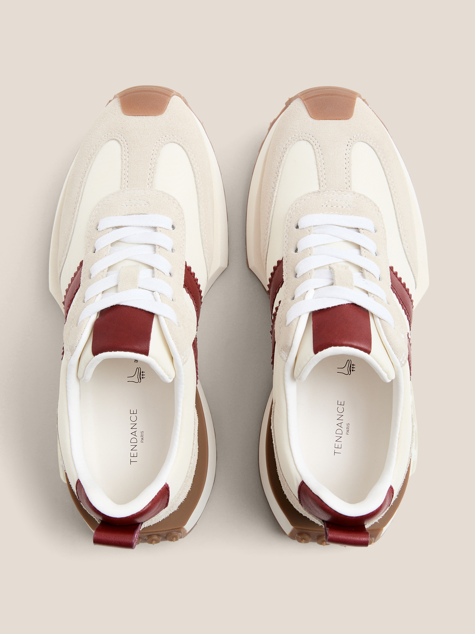 Женские кроссовки TENDANCE 4600024, молочно-белый
