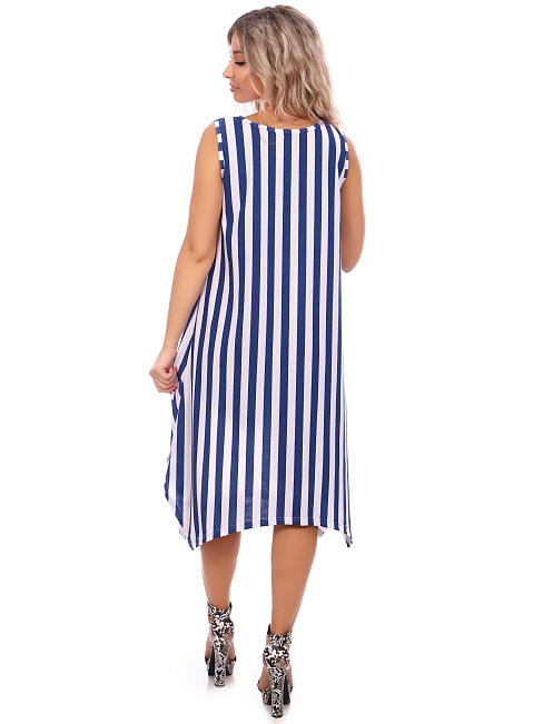 Женский сарафан М-579 / Синяя полоса