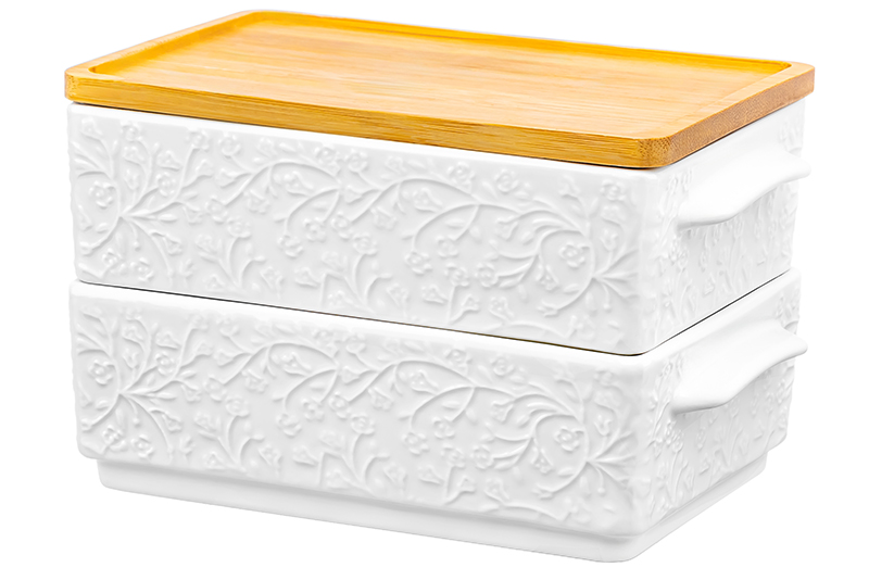 БЫЛО 1238 руб! Набор 2 блюд д/холодца 800 мл 20,5*12*12 см