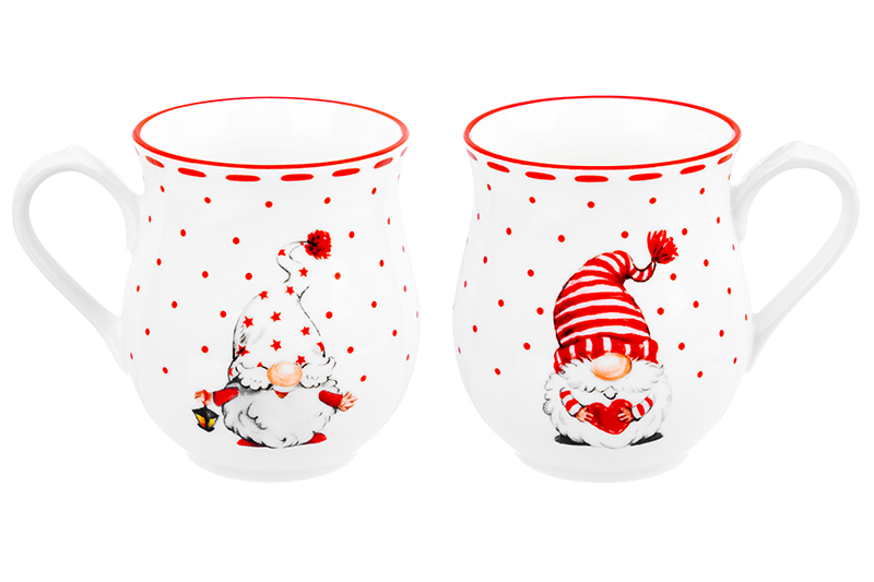 БЫЛО 663 руб! Набор 2 кружек 350 мл 11,5*9*9,5 см