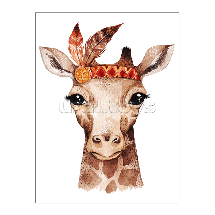 Холст с красками 17х22 по номерам