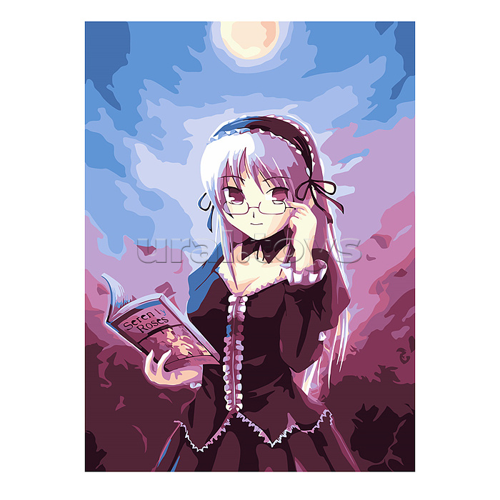 Холст с красками 22х30 по номерам