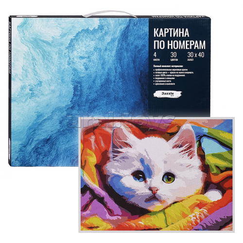 Картина по номерам. Холст на подрамнике 