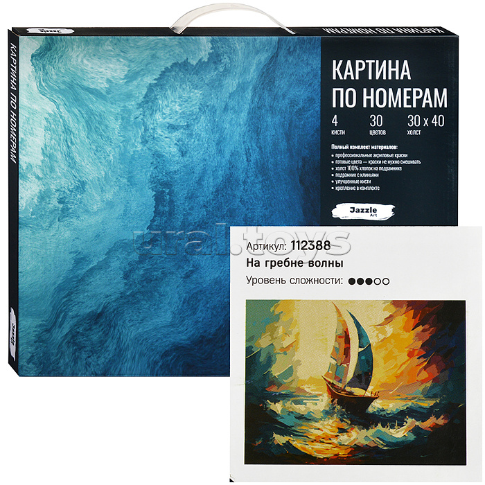 Картина по номерам. Холст на подрамнике