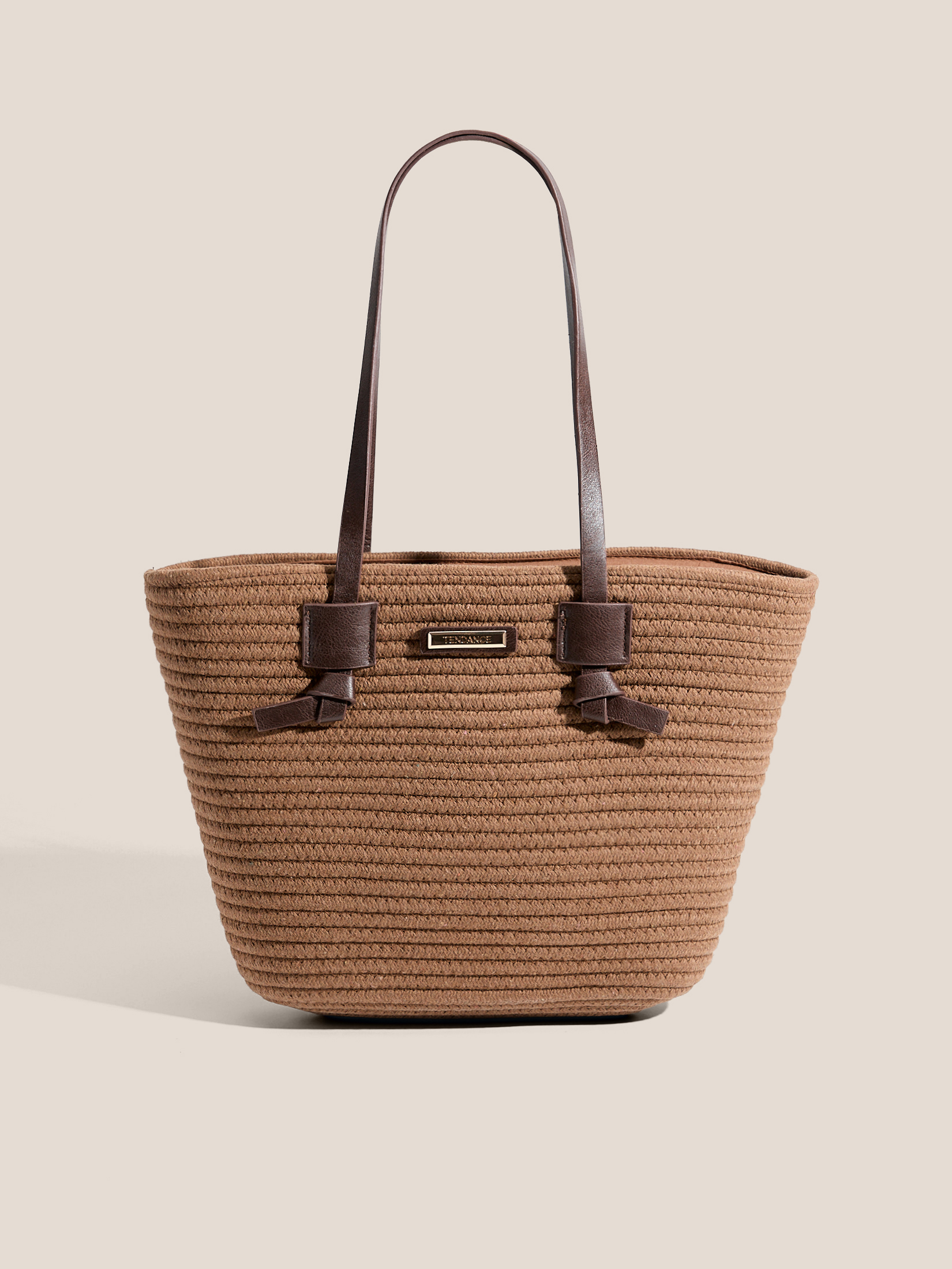 Пляжная сумка TENDANCE 4670408, коричневый