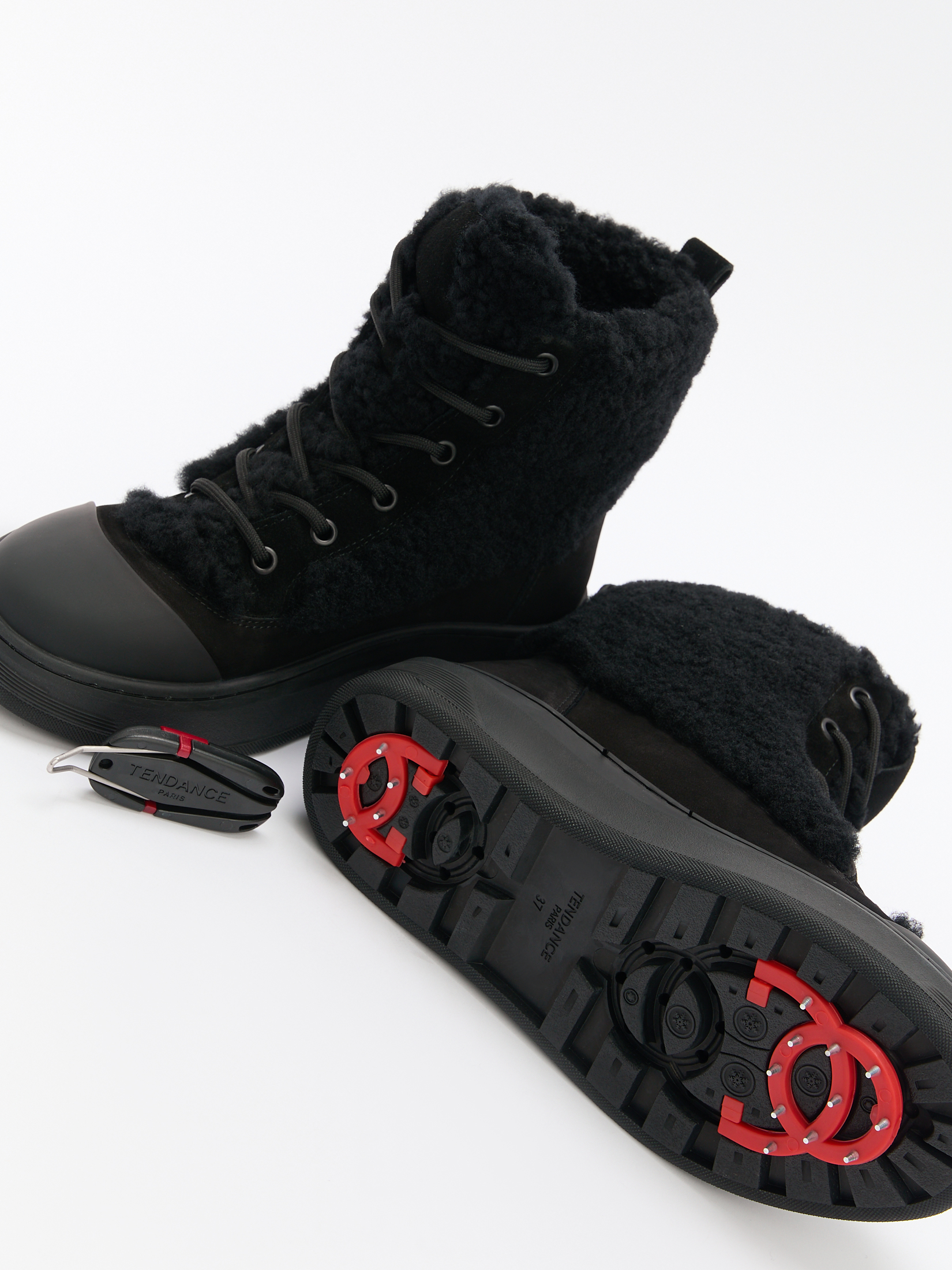 Женские высокие кеды TENDANCE 4188626, черный