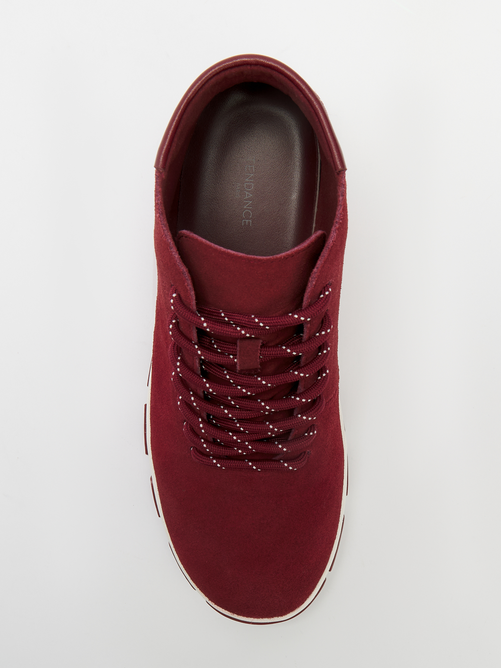 Женские высокие кеды TENDANCE 4492021, вишневый