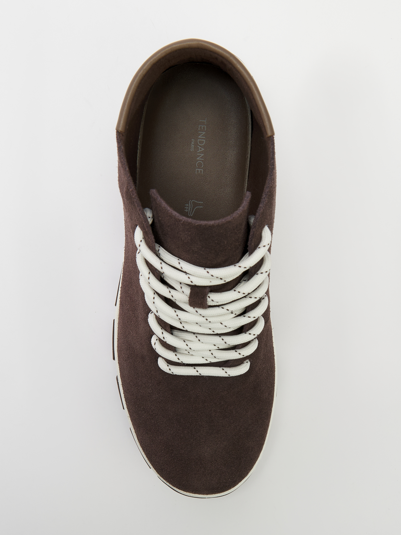 Женские высокие кеды TENDANCE 4492185, шоколадный