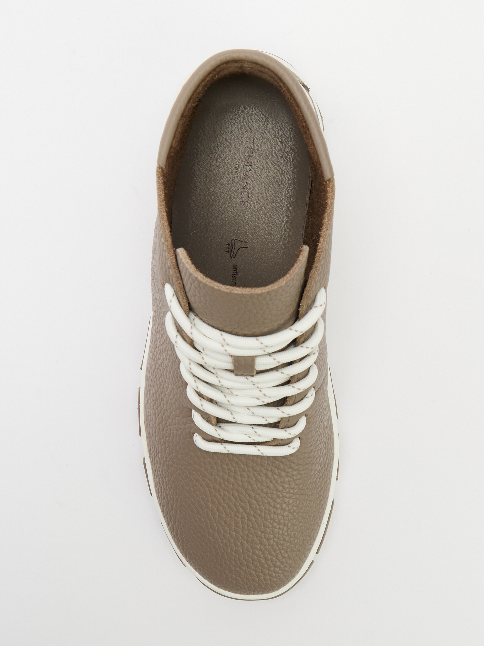 Женские высокие кеды TENDANCE 4492381, коричнево-серый