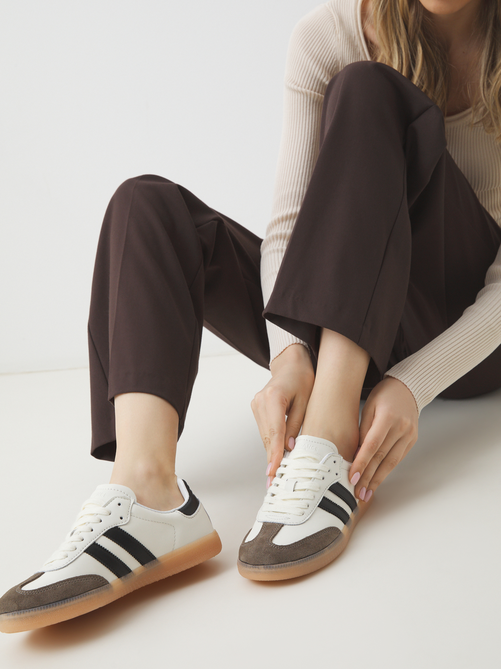 Женские кеды TENDANCE 4471110, молочно-белый