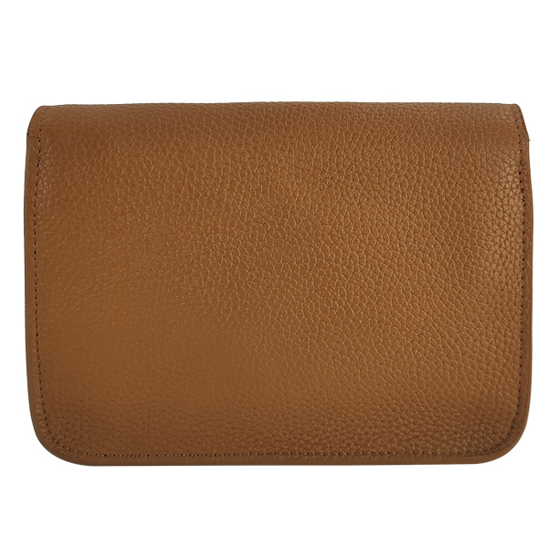 УЦЕНКА. Трещины на заливке клапана с двух сторон. Женская сумка Borgo Antico. Кожа. 6201/K106# earth yellow