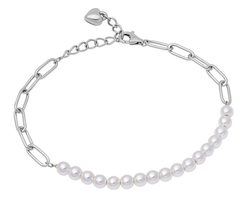 Браслет, жемчуг swarovski, FYN-7929