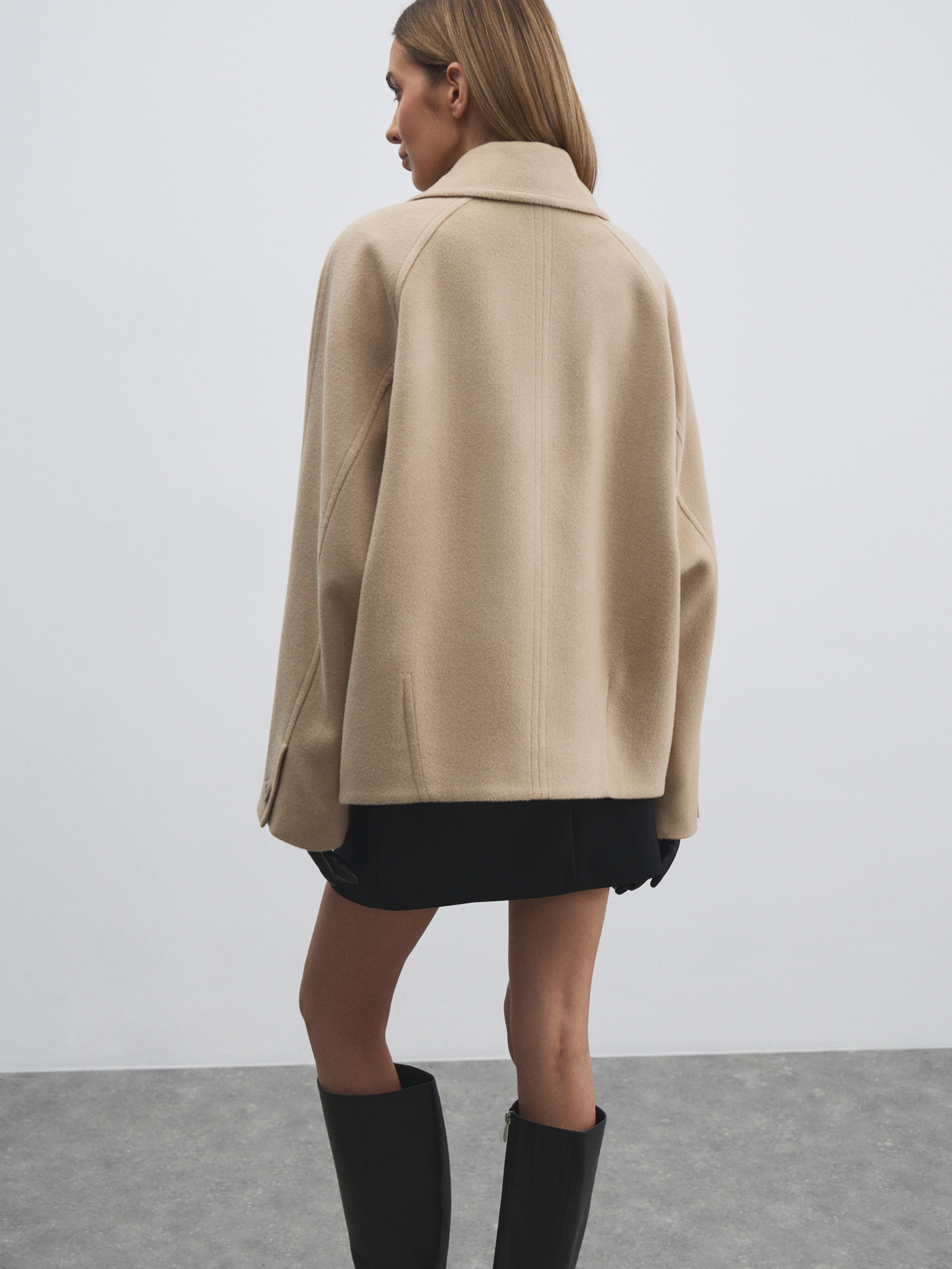 Женское полупальто MAISON DAVID TILDE 4764589, коричнево-бежевый