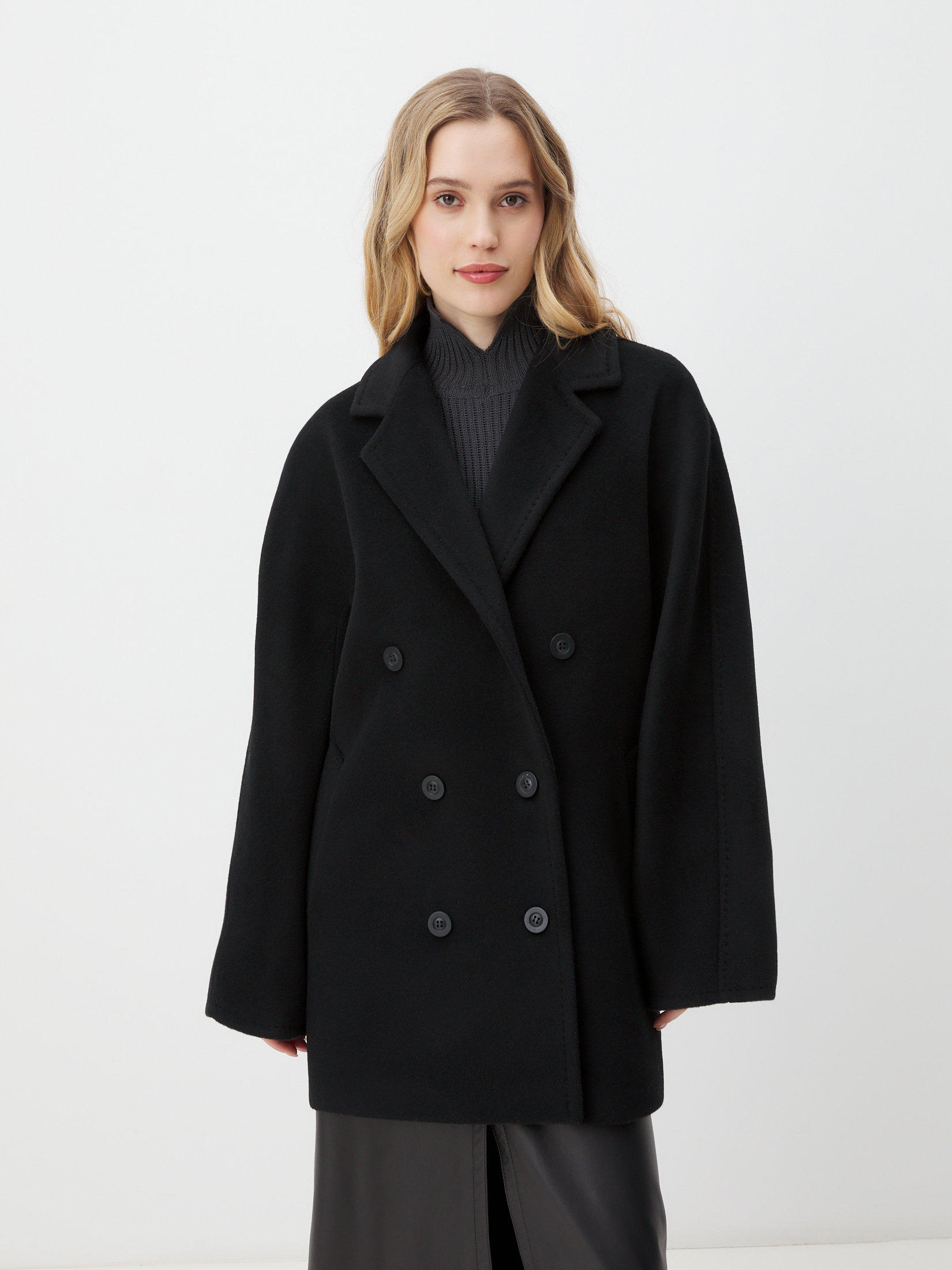 Женское полупальто MAISON DAVID JADE_MEDIUM 4508491, черный