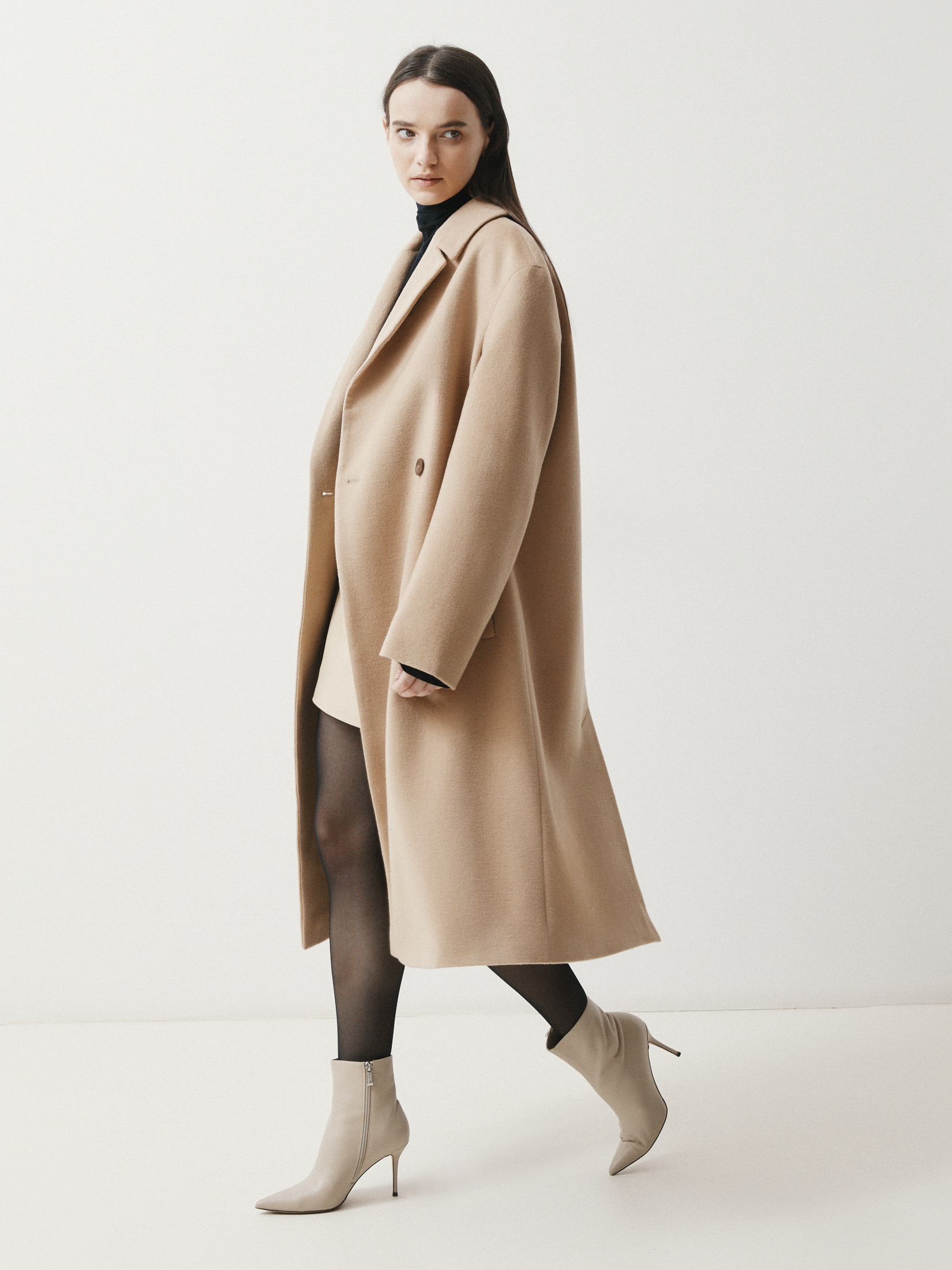 Женское пальто MAISON DAVID ARMADA 4439619, коричнево-бежевый