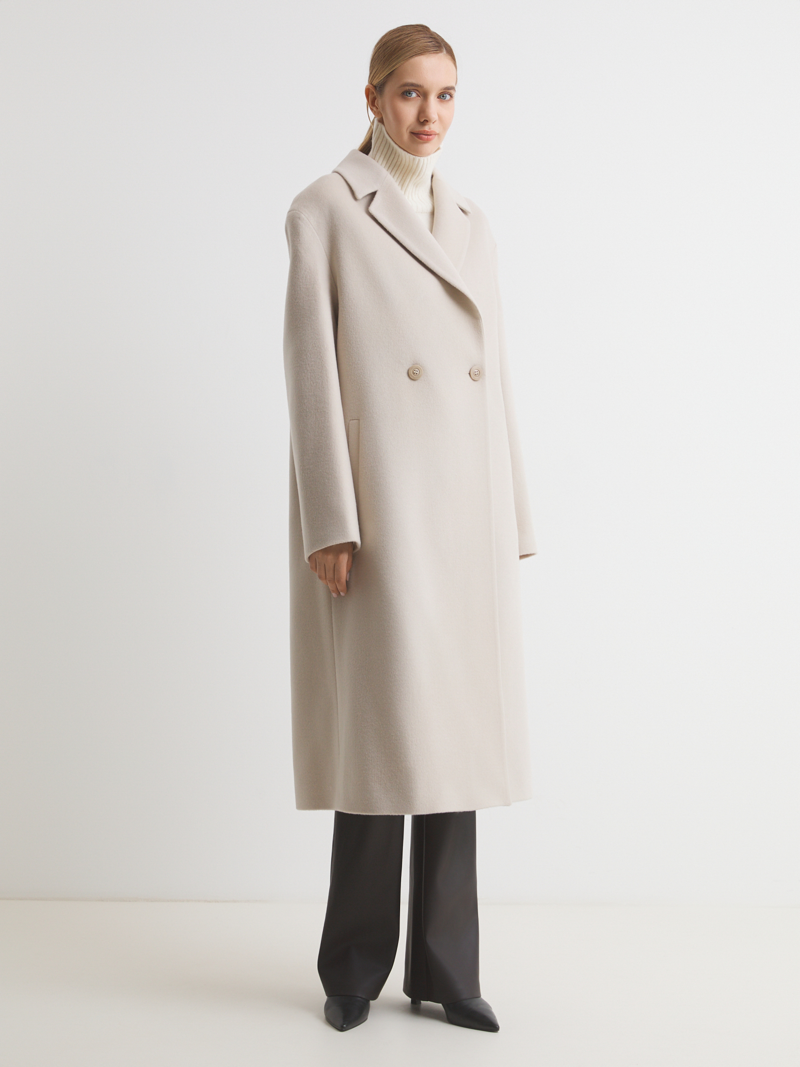 Женское пальто MAISON DAVID ARMADA 4608960, пыльно-бежевый