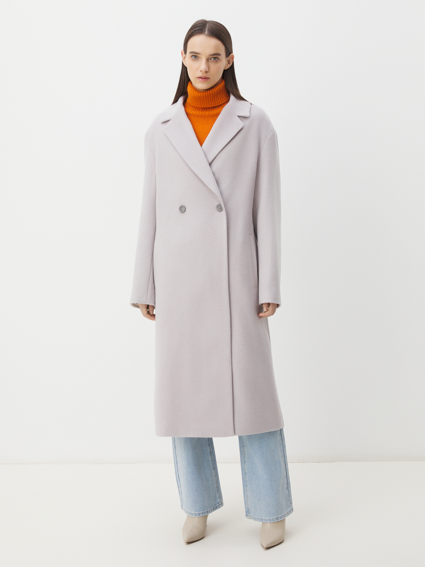 Женское пальто MAISON DAVID ARMADA 4439625, фиолетово-серый