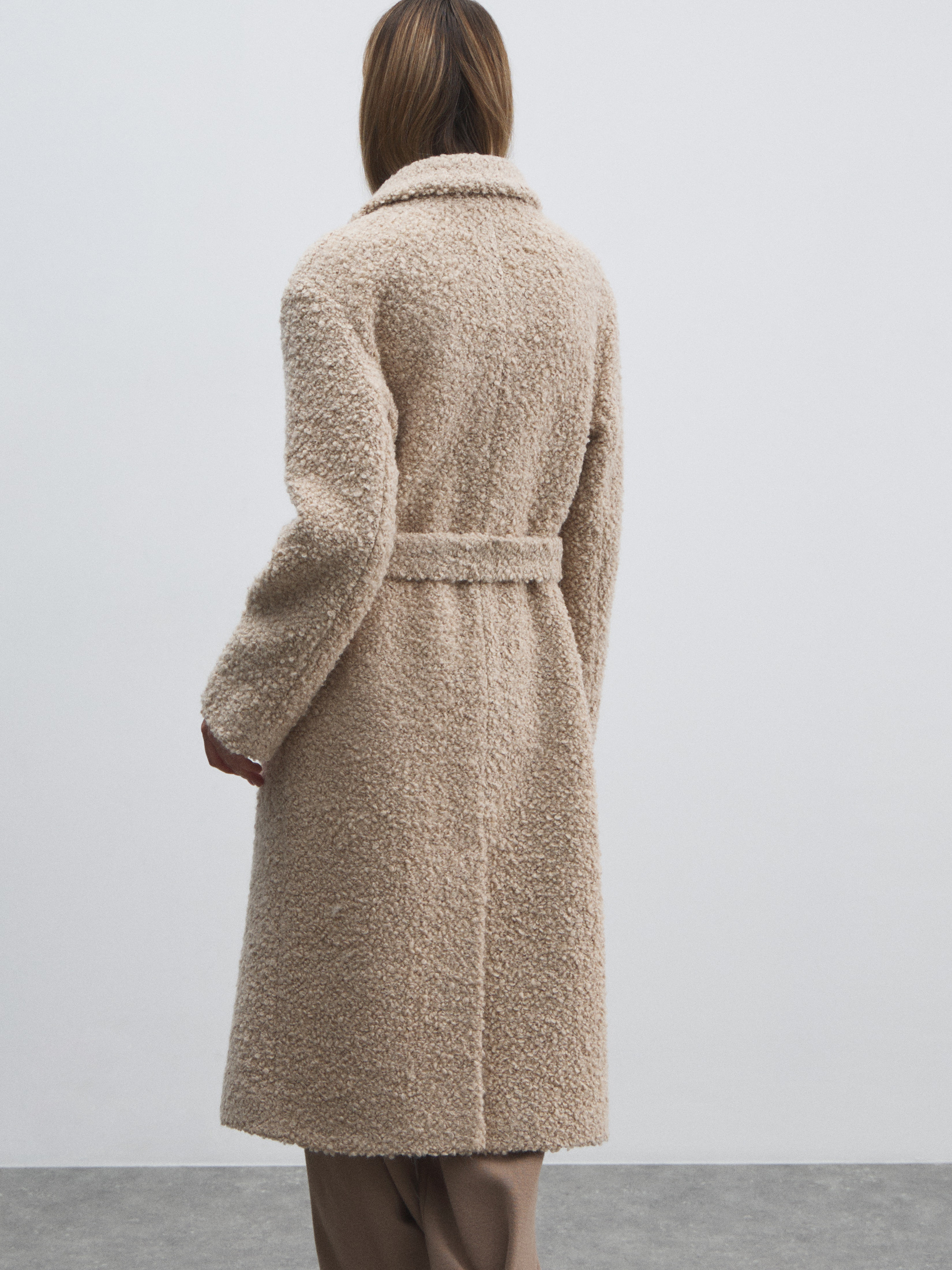 Женское пальто MAISON DAVID NASTIA_ALPACO 4557971, светло-бежевый